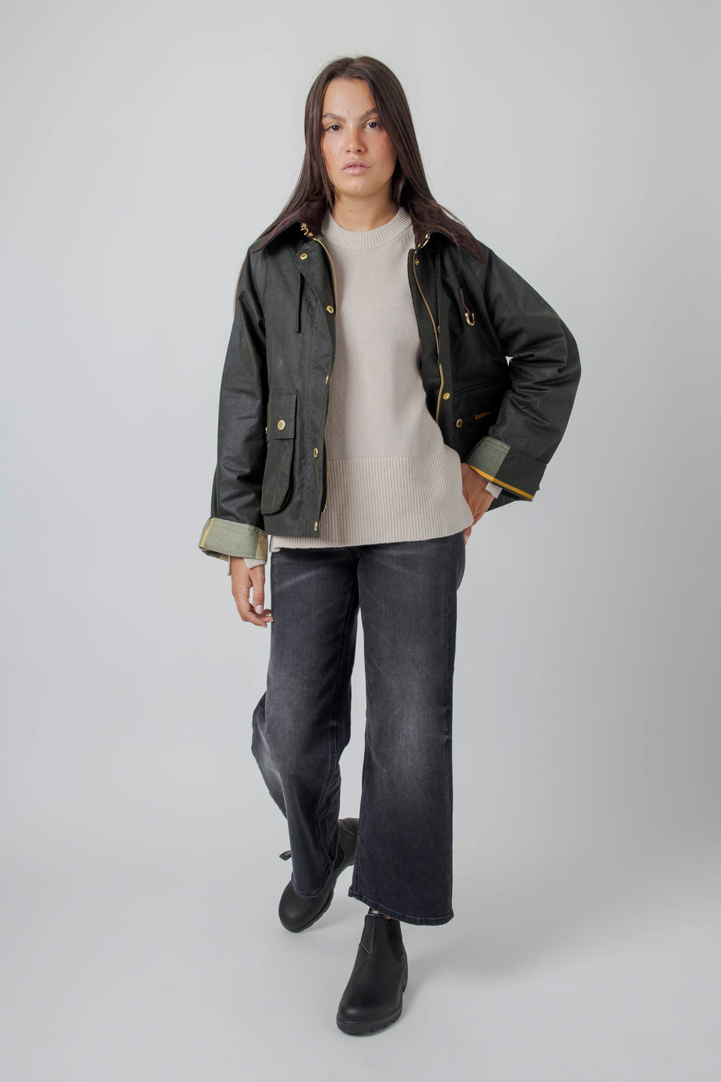 Cashmere Wool Crew Neck Sweater