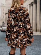 Floral wrap dress
