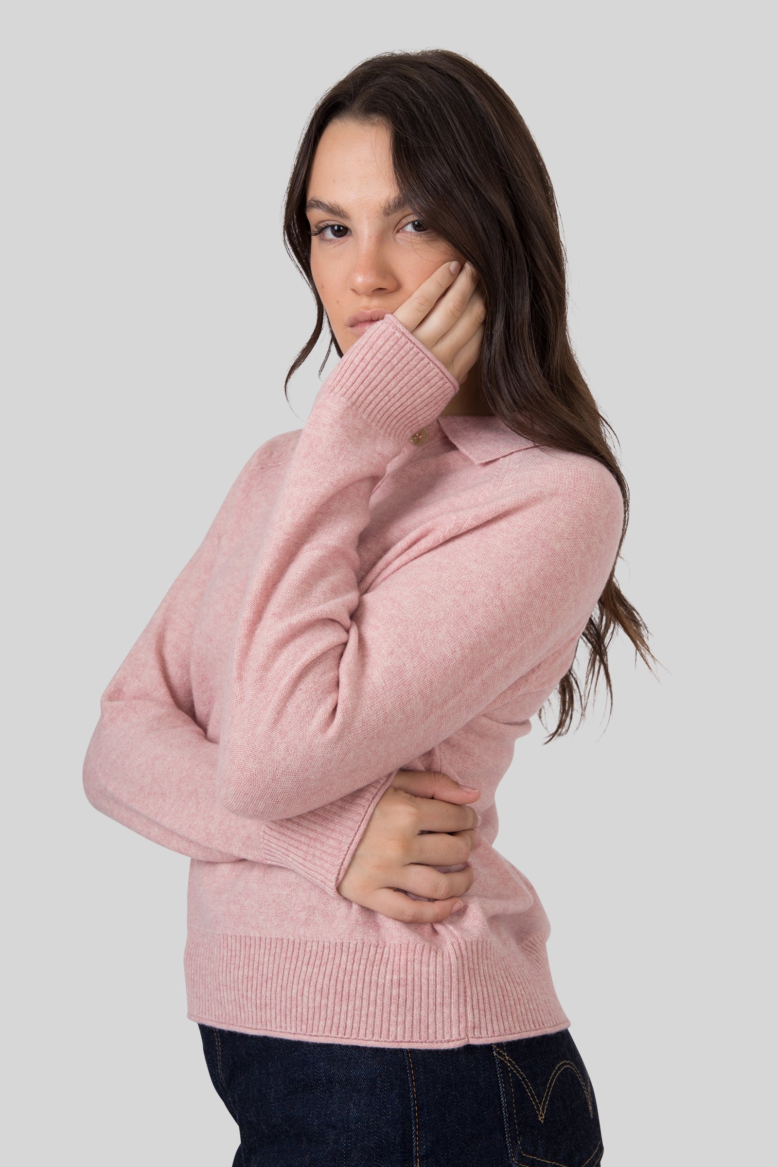 Absolut Cashmere Maglia Milla Rosa Chiaro Donna