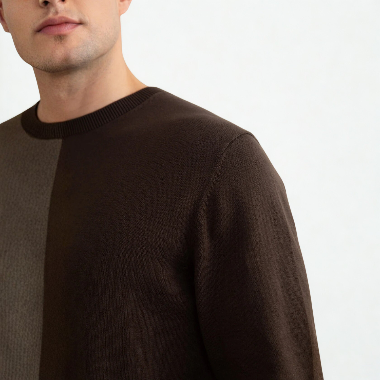 Brown Crewneck Sweater