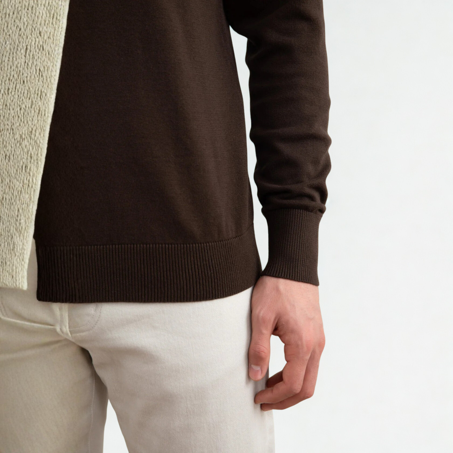 Brown Crewneck Sweater