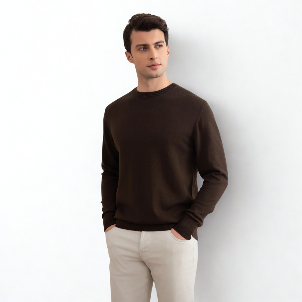 Brown Crewneck Sweater