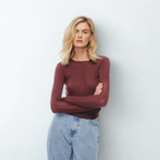 Hortensja Longsleeve in Burgundy