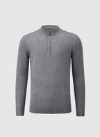 Cashmere Quarter-Zip Sweater