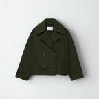 Isabel Buttoned Short Transitional Jacket Stylish & Chic