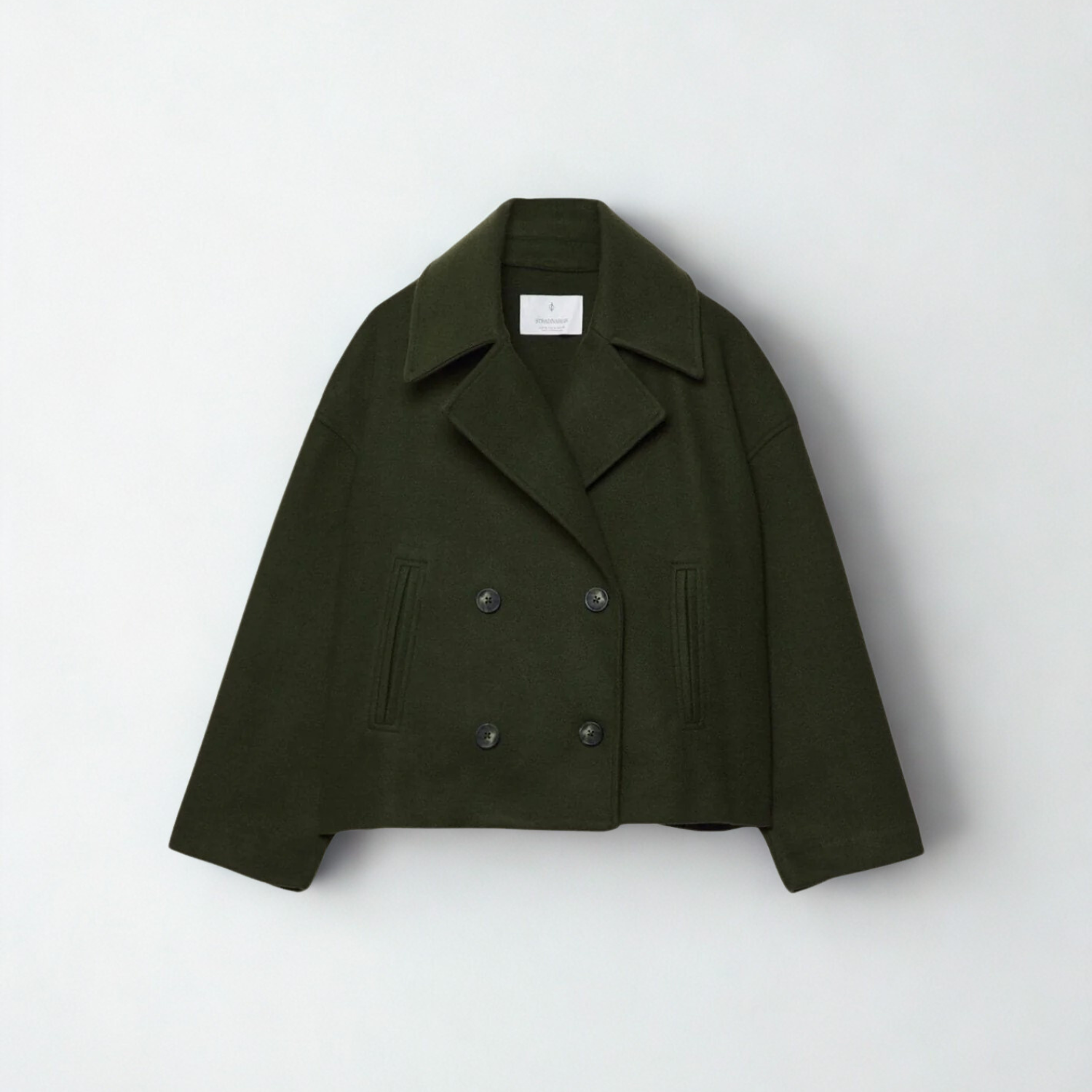 Isabel Buttoned Short Transitional Jacket Stylish & Chic