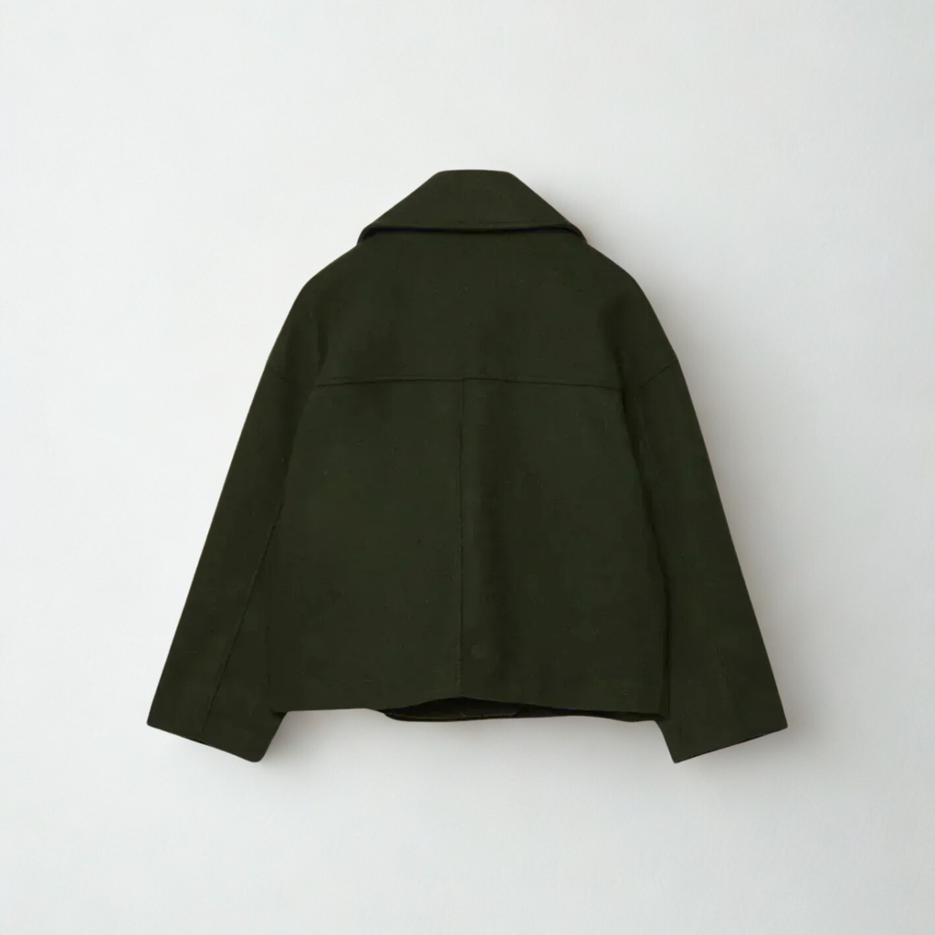 Isabel Buttoned Short Transitional Jacket Stylish & Chic