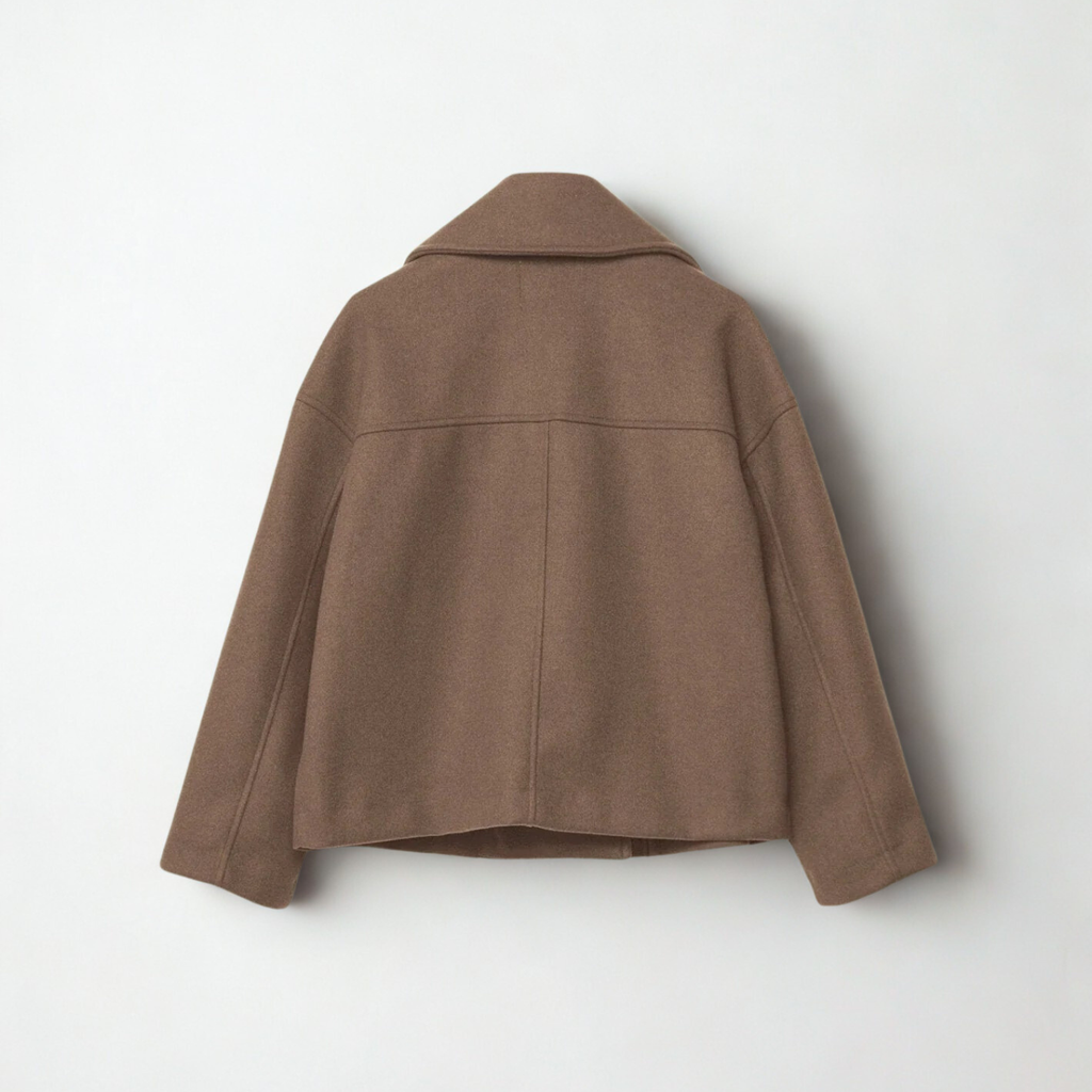 Isabel Buttoned Short Transitional Jacket Stylish & Chic