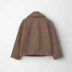 Isabel Buttoned Short Transitional Jacket Stylish & Chic