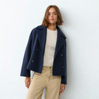 Isabel Buttoned Short Transitional Jacket Stylish & Chic