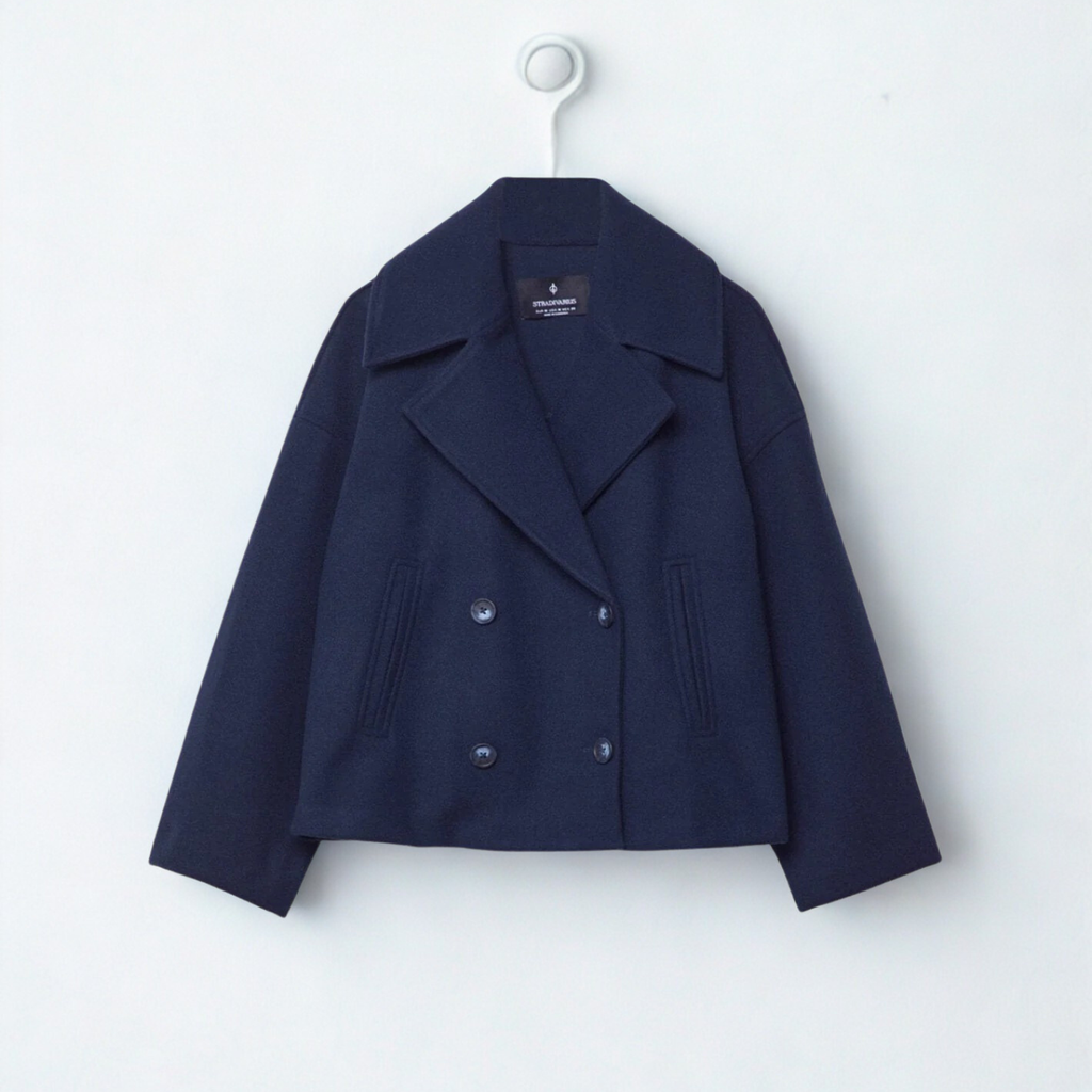 Isabel Buttoned Short Transitional Jacket Stylish & Chic