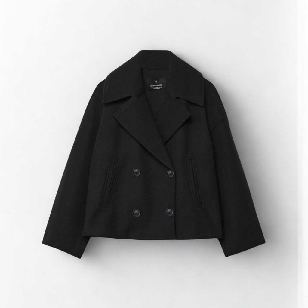 Isabel Buttoned Short Transitional Jacket Stylish & Chic