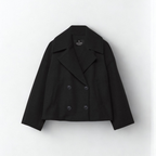 Isabel Buttoned Short Transitional Jacket Stylish & Chic