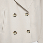 Isabel Buttoned Short Transitional Jacket Stylish & Chic