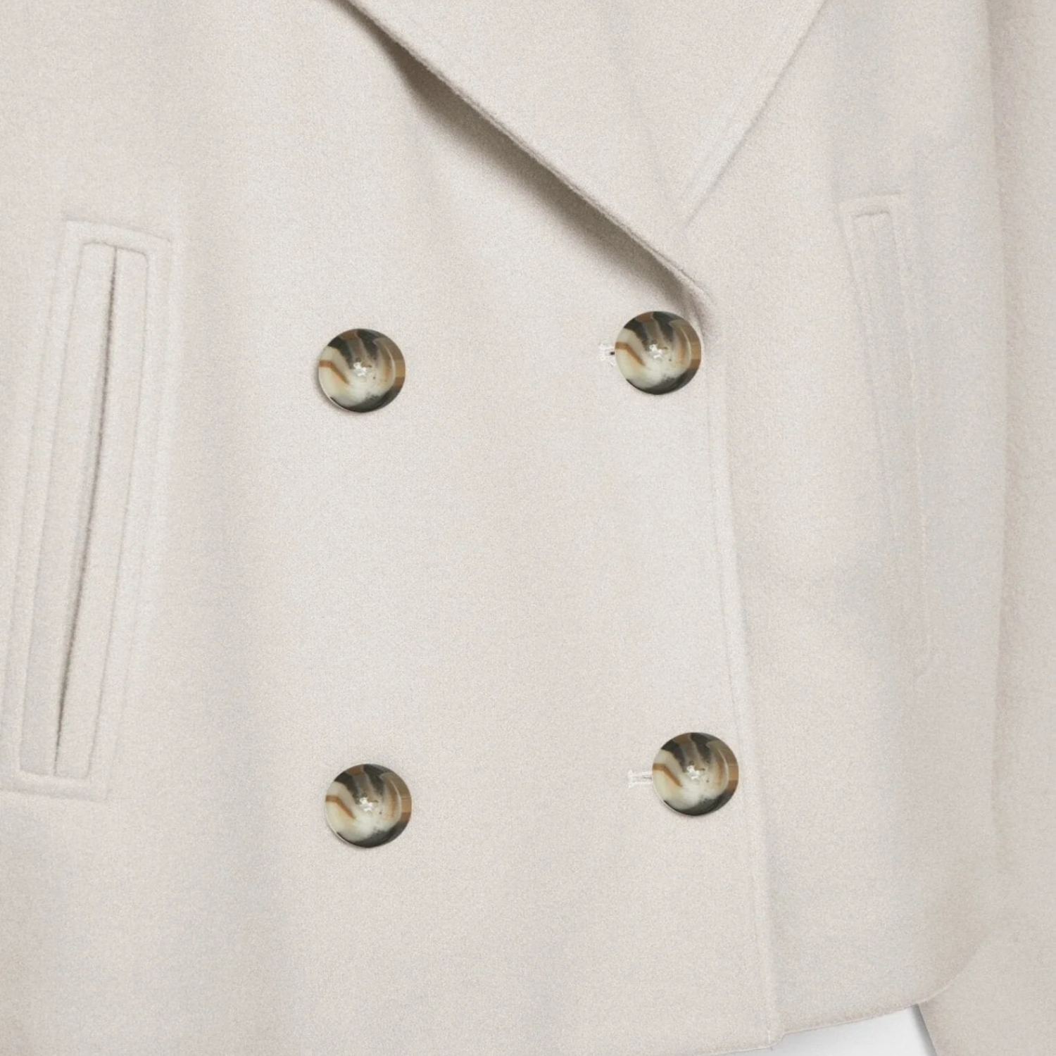 Isabel Buttoned Short Transitional Jacket Stylish & Chic