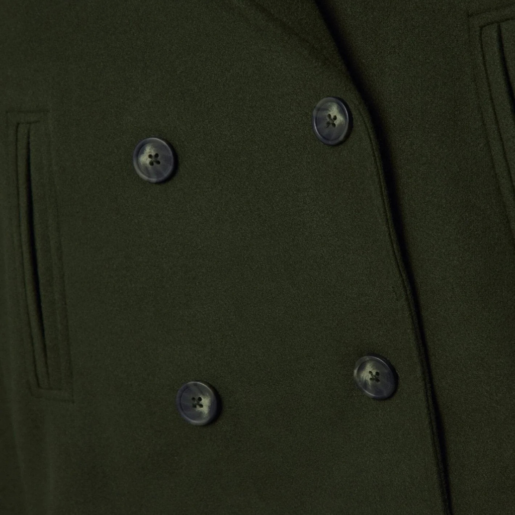 Isabel Buttoned Short Transitional Jacket Stylish & Chic