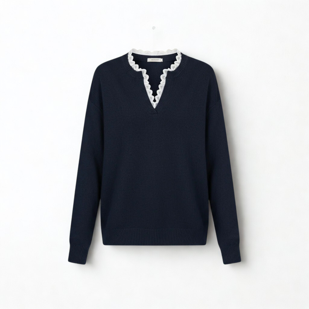 Elegant Sweater with Comfortable Fit and Versatile Style