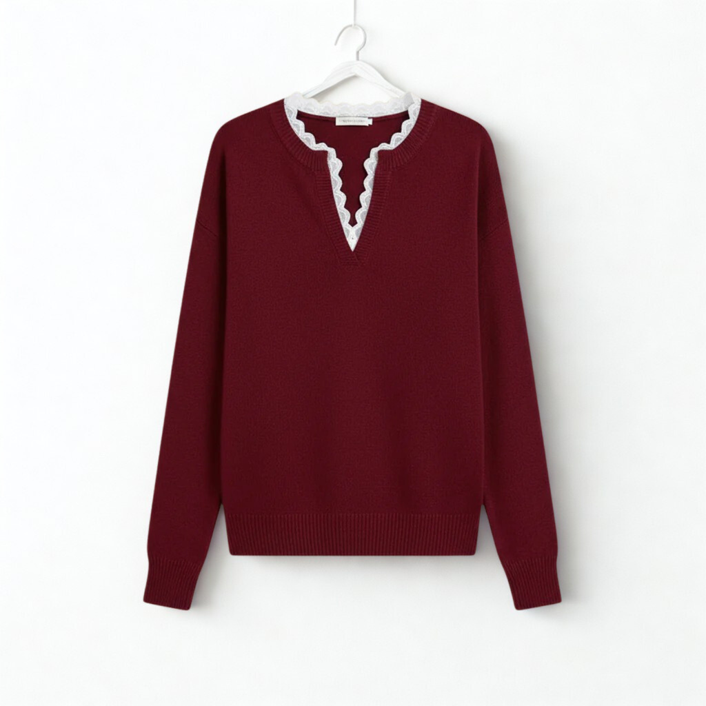 Elegant Sweater with Comfortable Fit and Versatile Style
