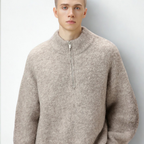 Comfort Oversized Half-Zip Sweater