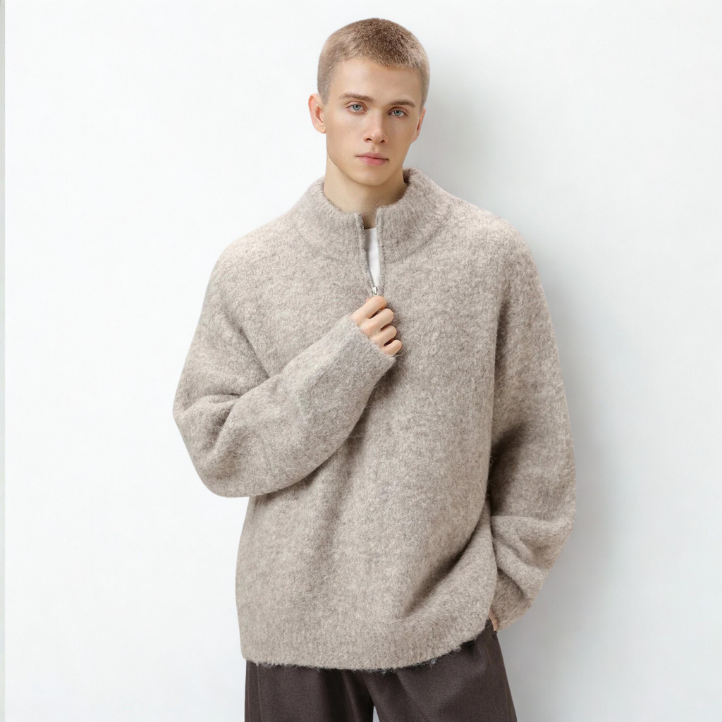 Comfort Oversized Half-Zip Sweater