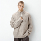 Comfort Oversized Half-Zip Sweater