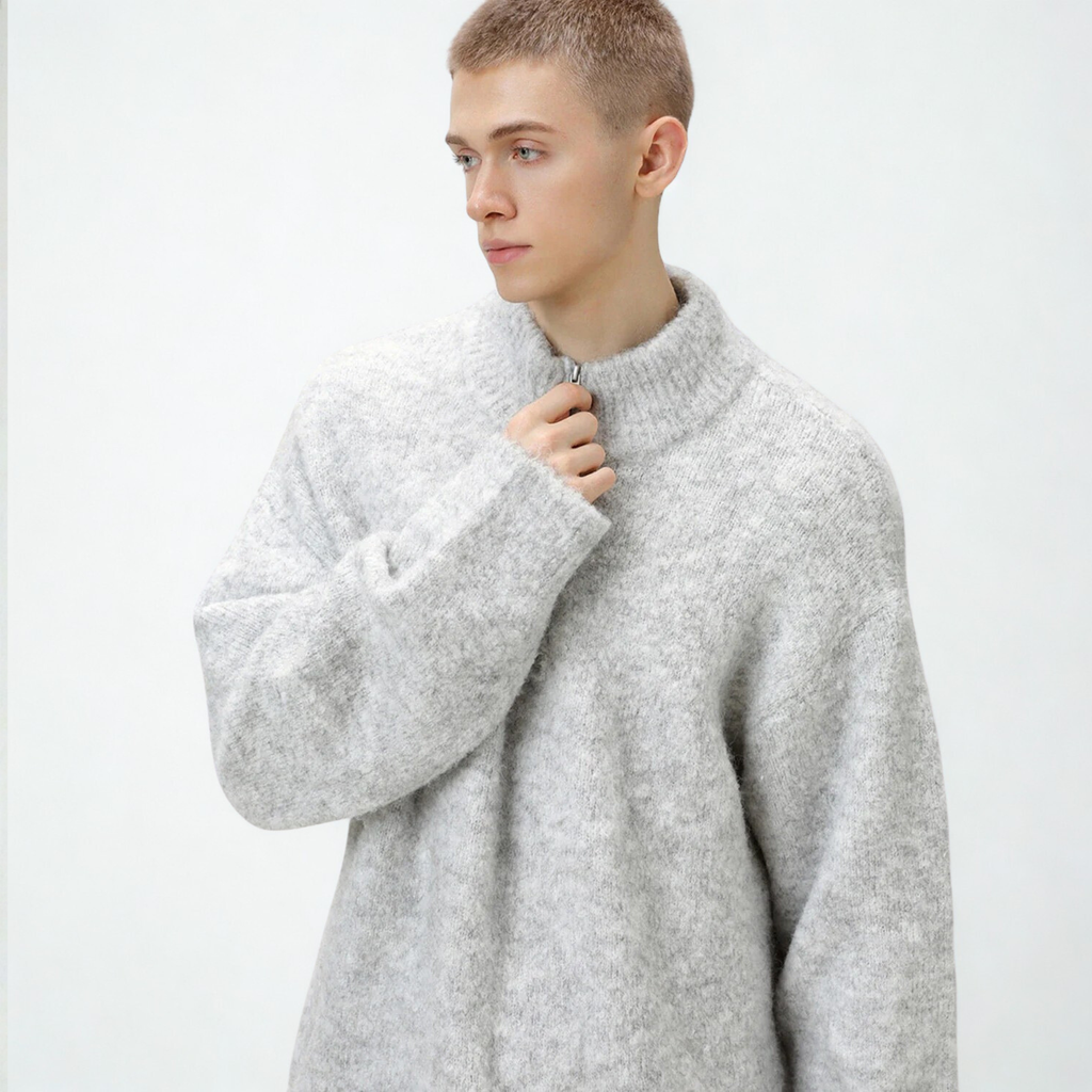 Comfort Oversized Half-Zip Sweater