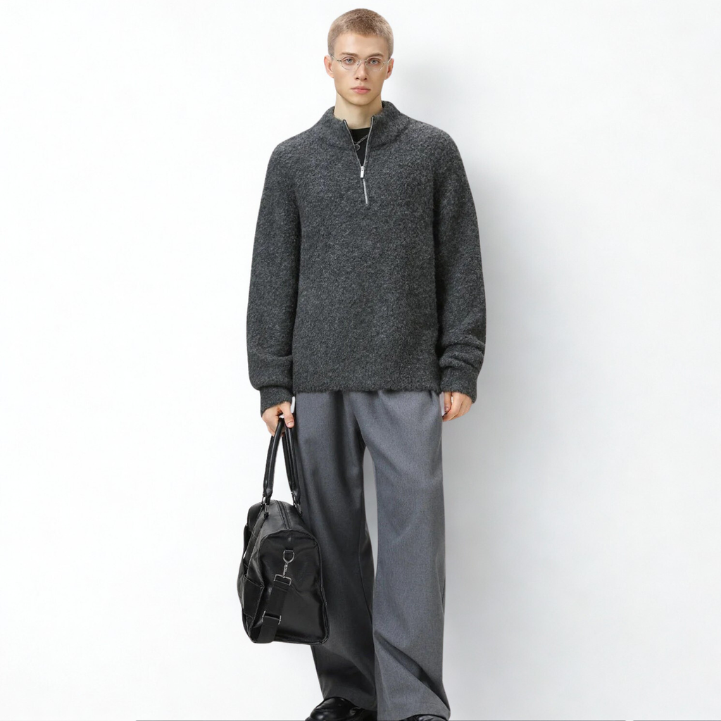 Comfort Oversized Half-Zip Sweater