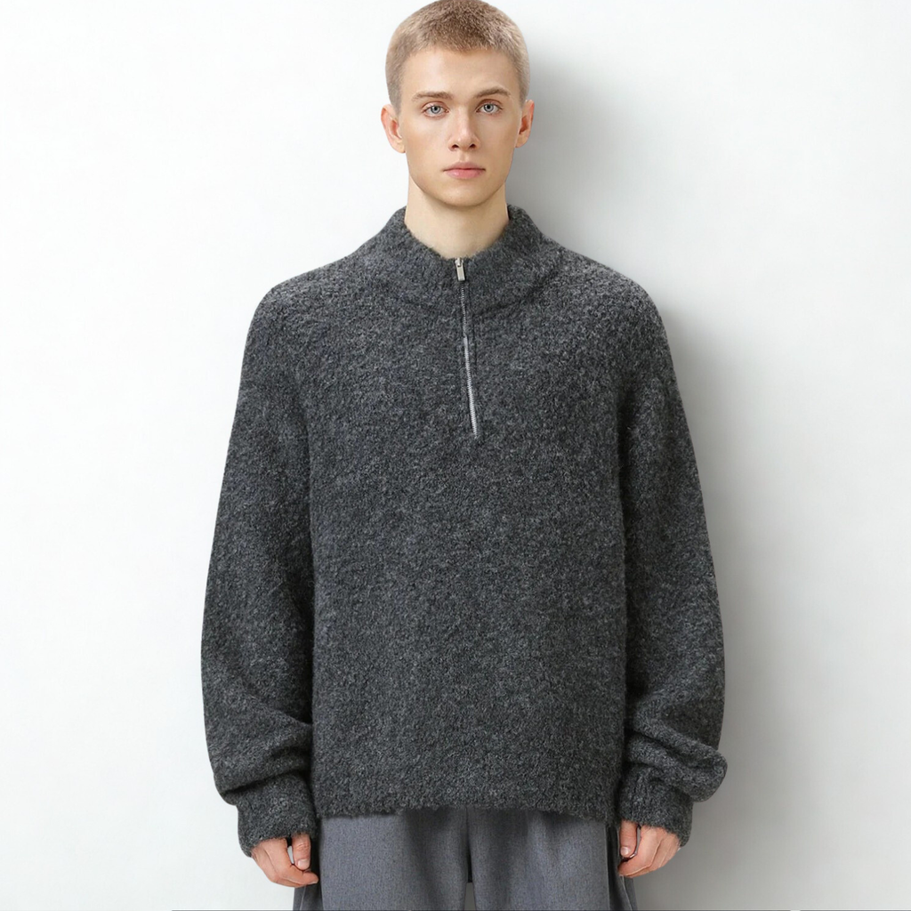 Comfort Oversized Half-Zip Sweater