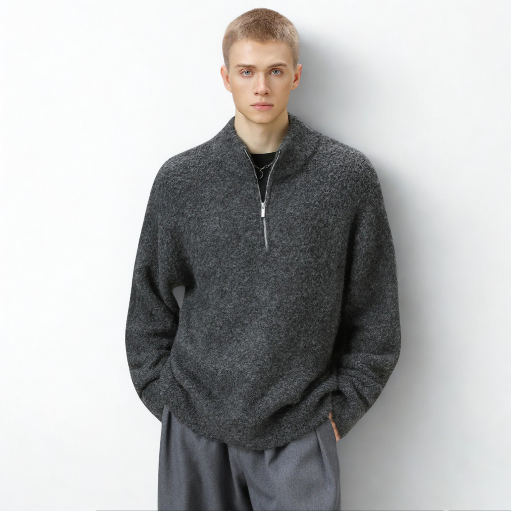 Comfort Oversized Half-Zip Sweater