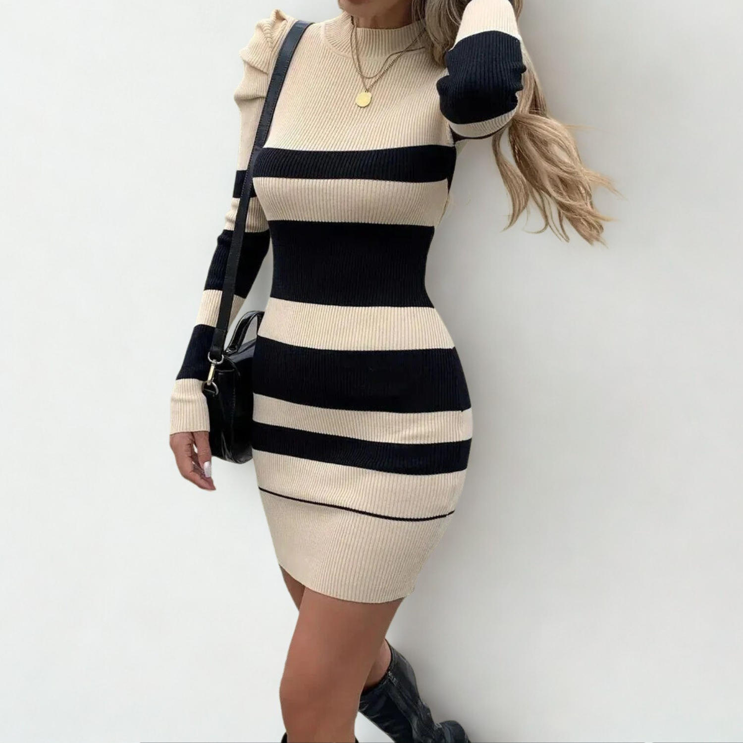 Knit mini dress