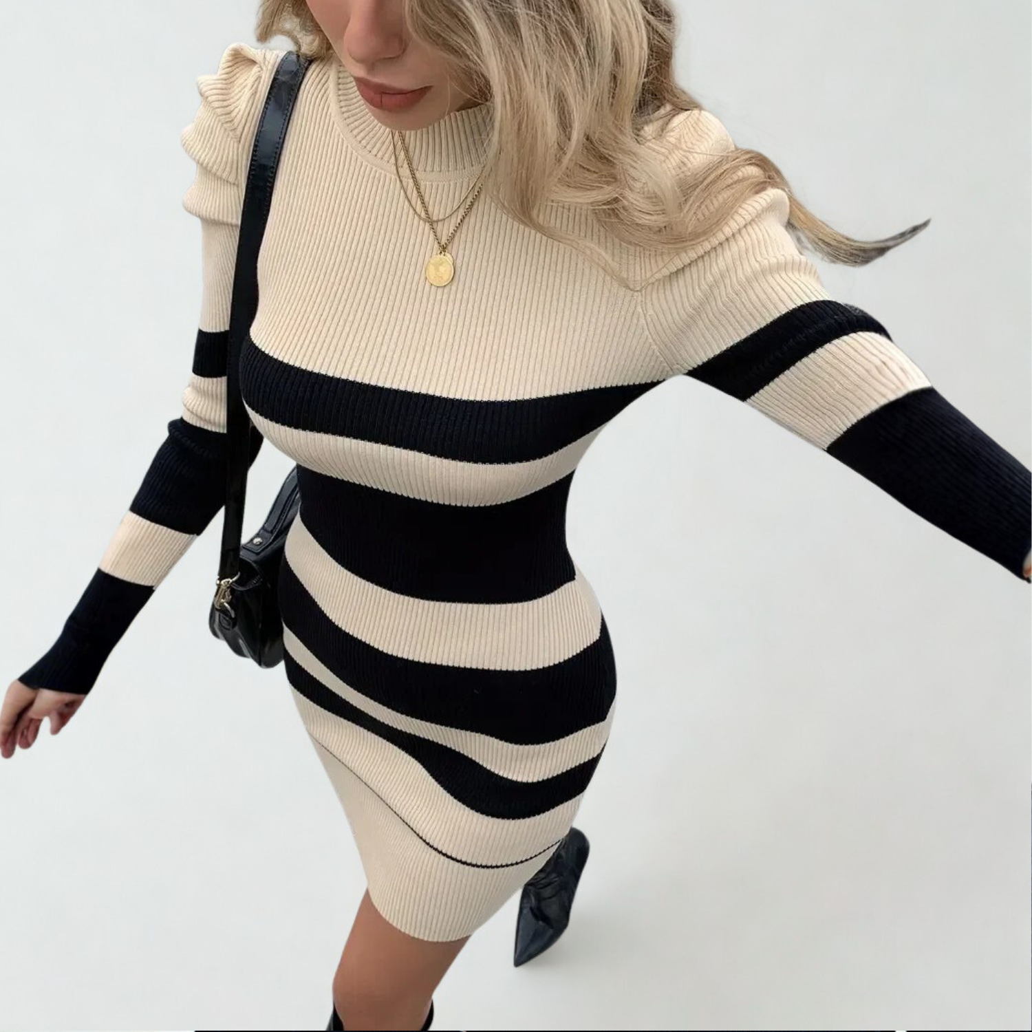 Knit mini dress