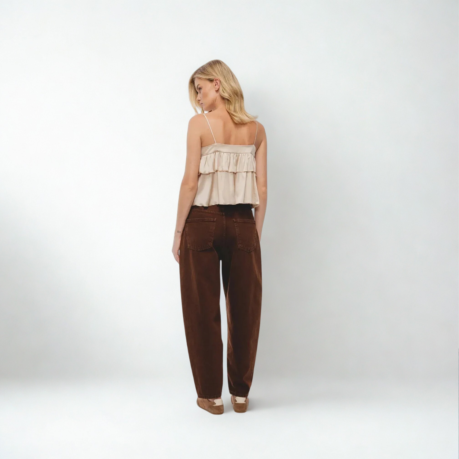 Maison Pants in Praline
