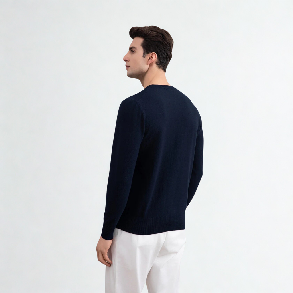 Navy Crewneck Sweater