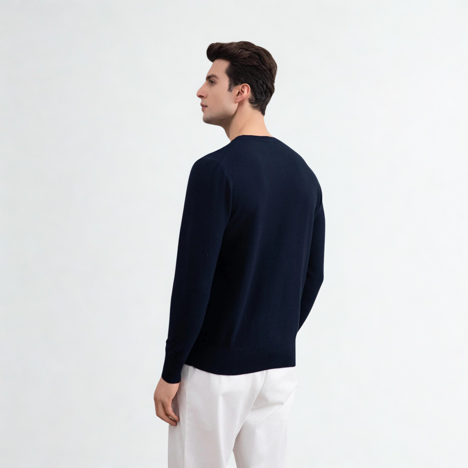 Navy Crewneck Sweater
