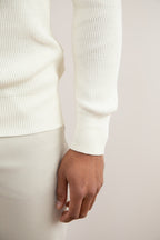 Maison Crewneck Malfilé English Rib Sweater