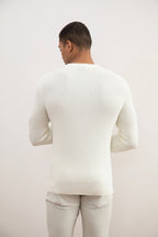 Maison Crewneck Malfilé English Rib Sweater