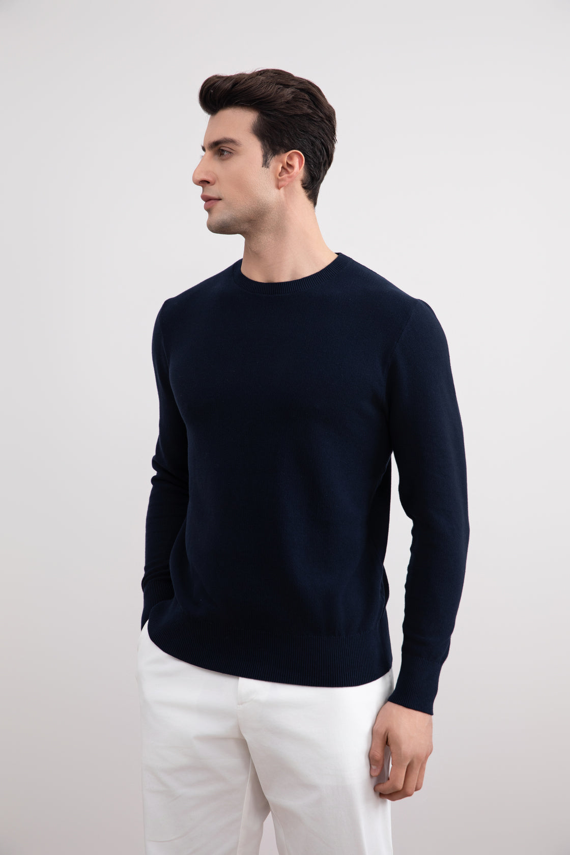 Navy Crewneck Sweater