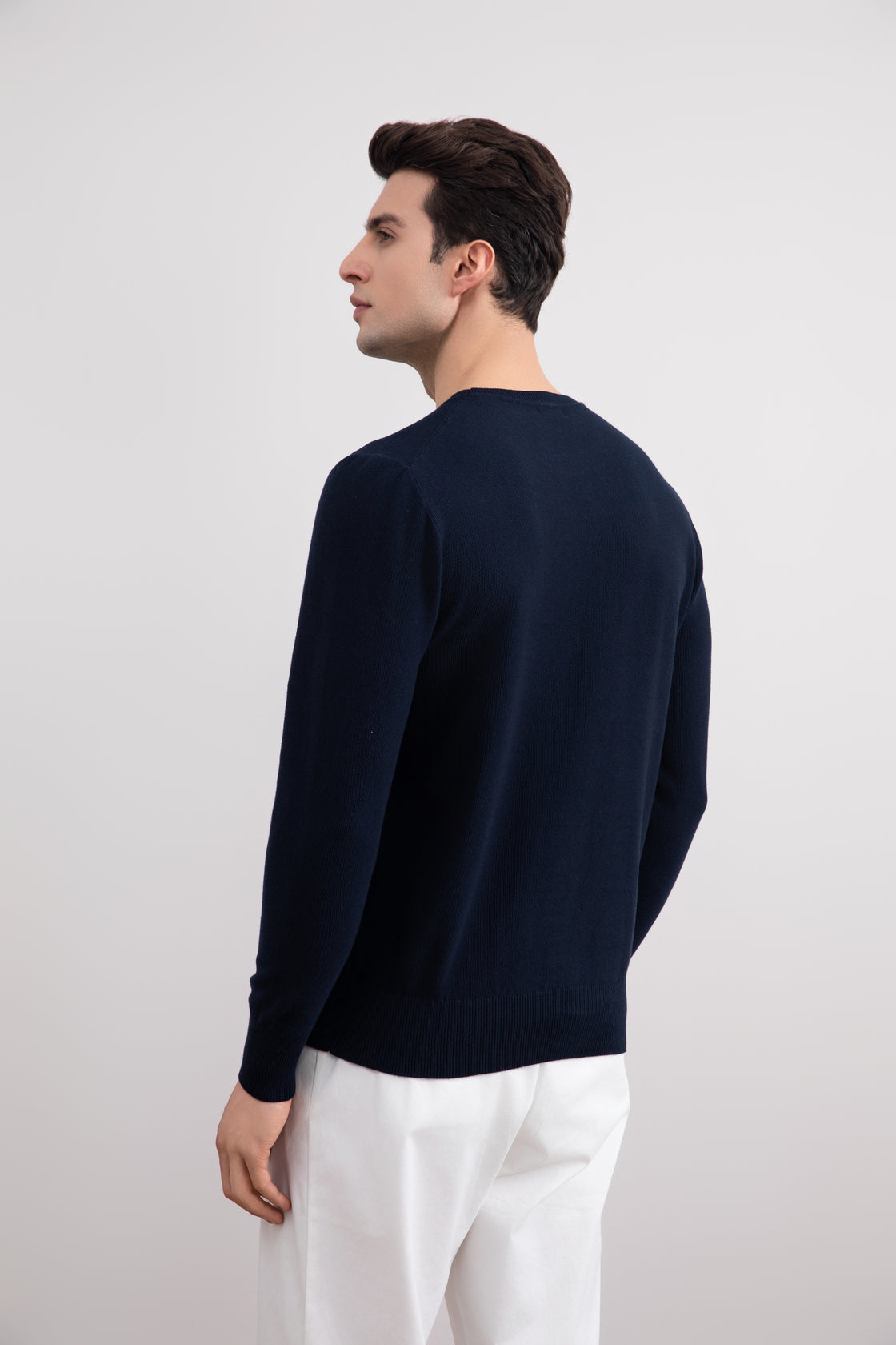 Navy Crewneck Sweater