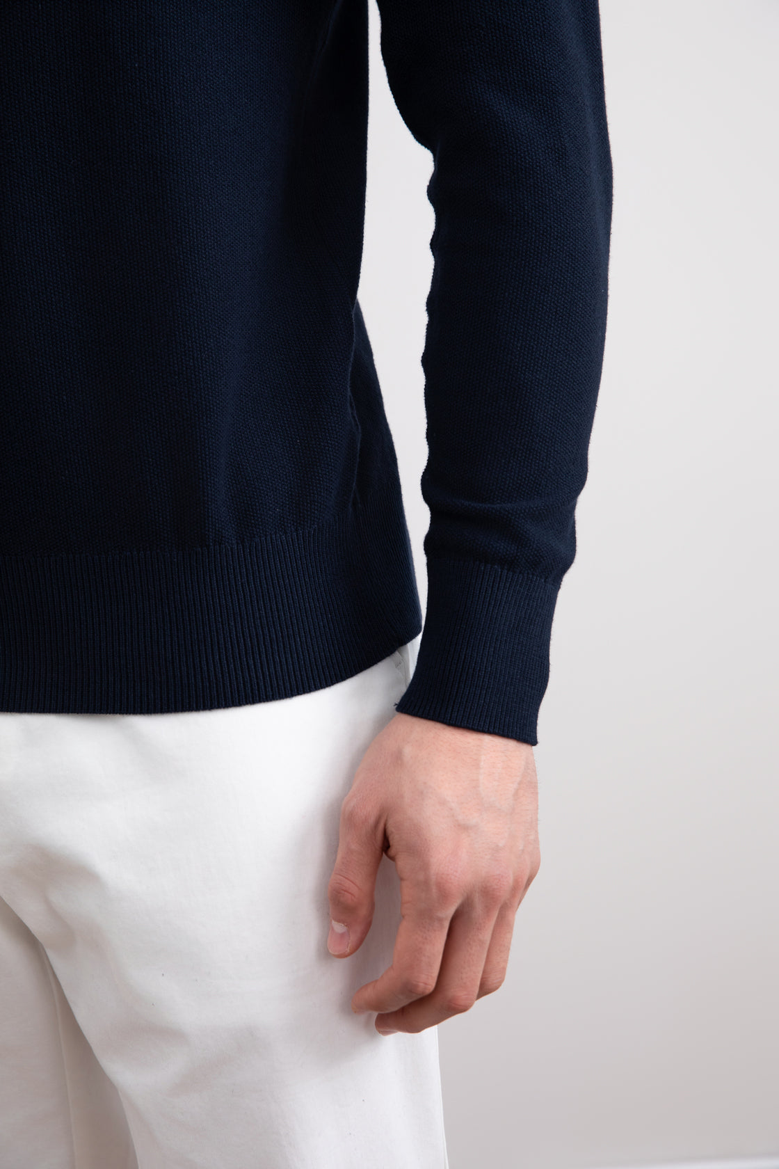 Navy Crewneck Sweater