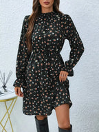 Floral Long-Sleeve Dress – a timeless classic