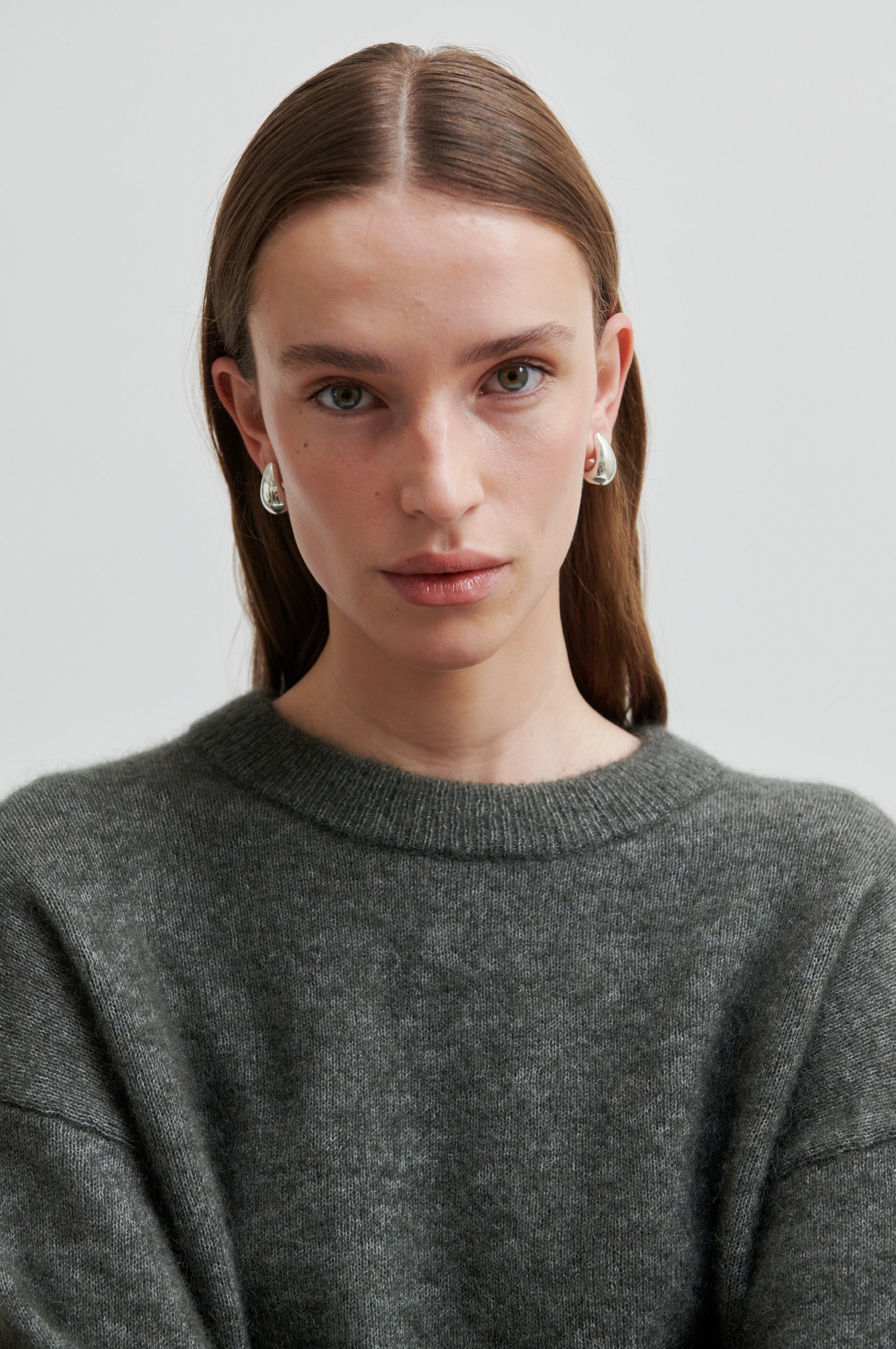 Brook Knit Drop Shoulder O-Neck