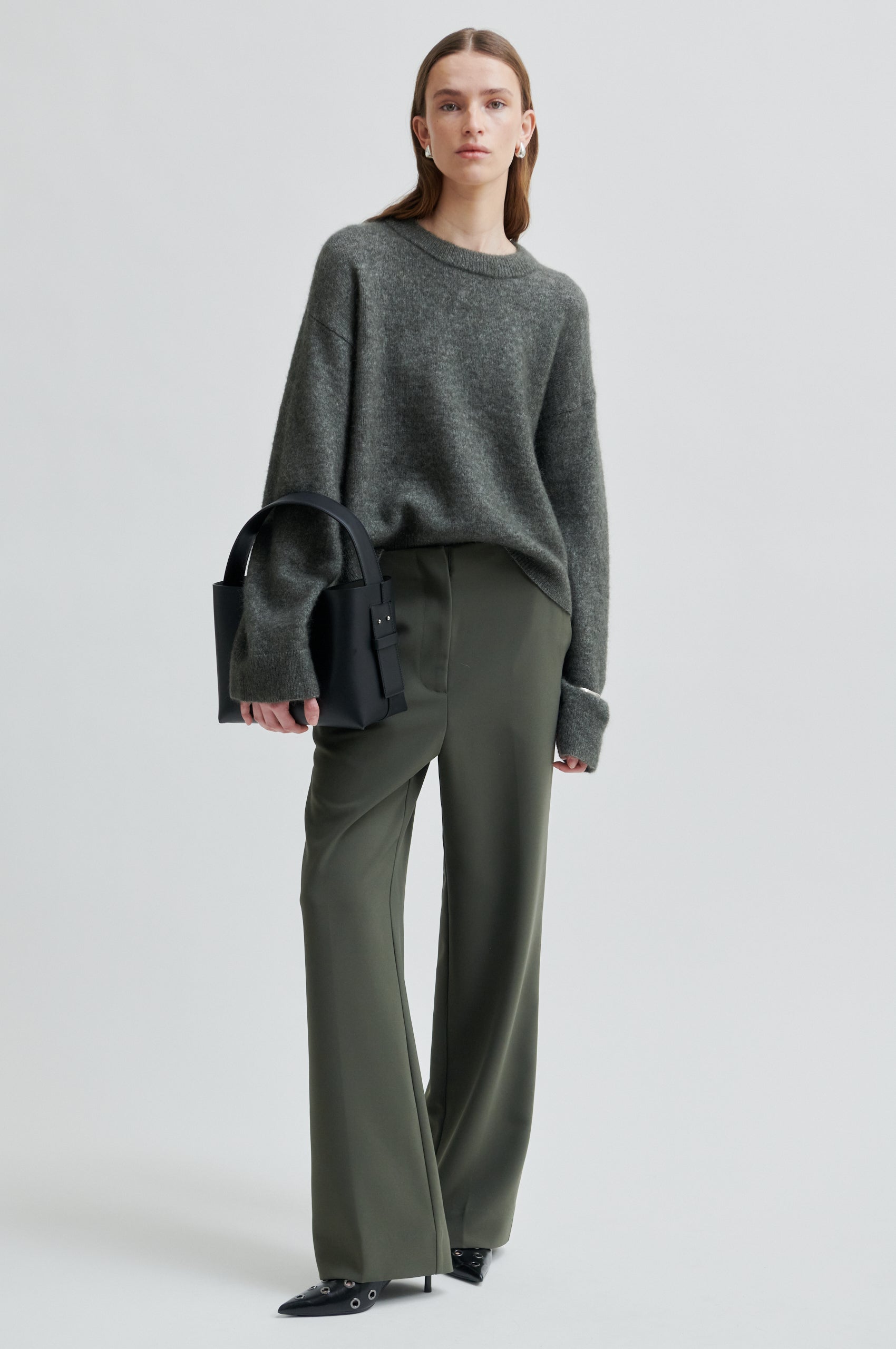 Brook Knit Drop Shoulder O-Neck