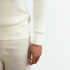 Maison Crewneck Malfilé English Rib Sweater