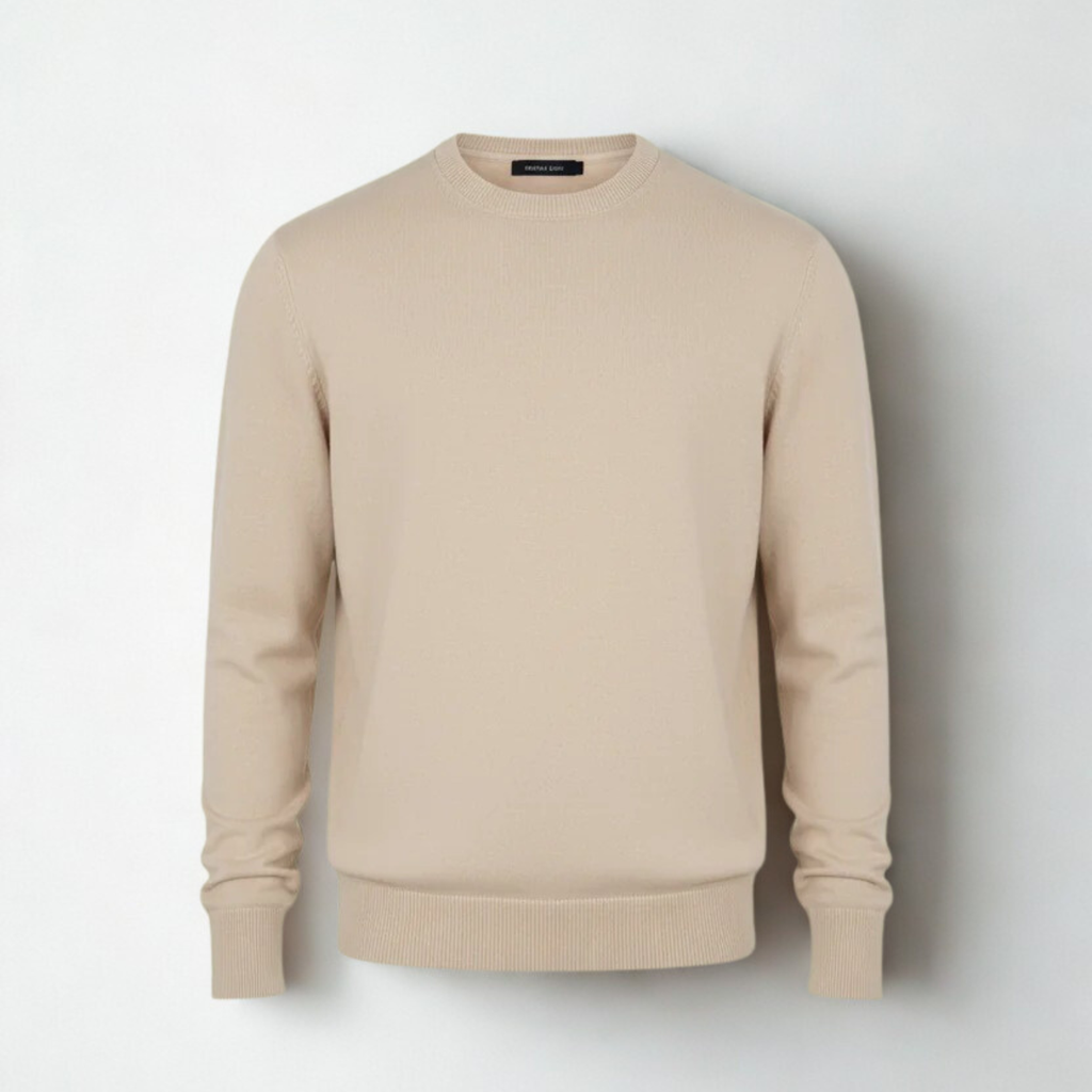 Beige Crewneck Sweater