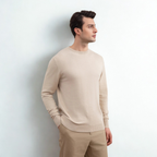 Beige Crewneck Sweater