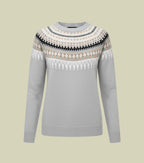 Warm Women’s Norwegian Sweater Cozy Nordic Knit