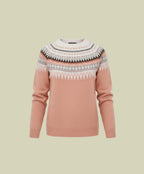 Warm Women’s Norwegian Sweater Cozy Nordic Knit