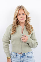Zip Knit Cardigan