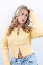 Zip Knit Cardigan