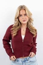 Zip Knit Cardigan